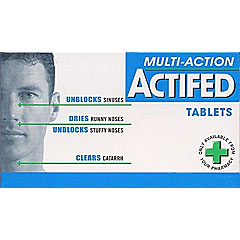 other : Actifed Multi-Action Tablets 12 